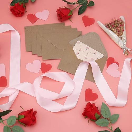 Miniatura 4 de Paquete de 100 sobres Kraft de 4 x 6, sobres A4 con solapa de contorno para invitaciones de compromiso, invitaciones de boda, anuncios, baby shower,