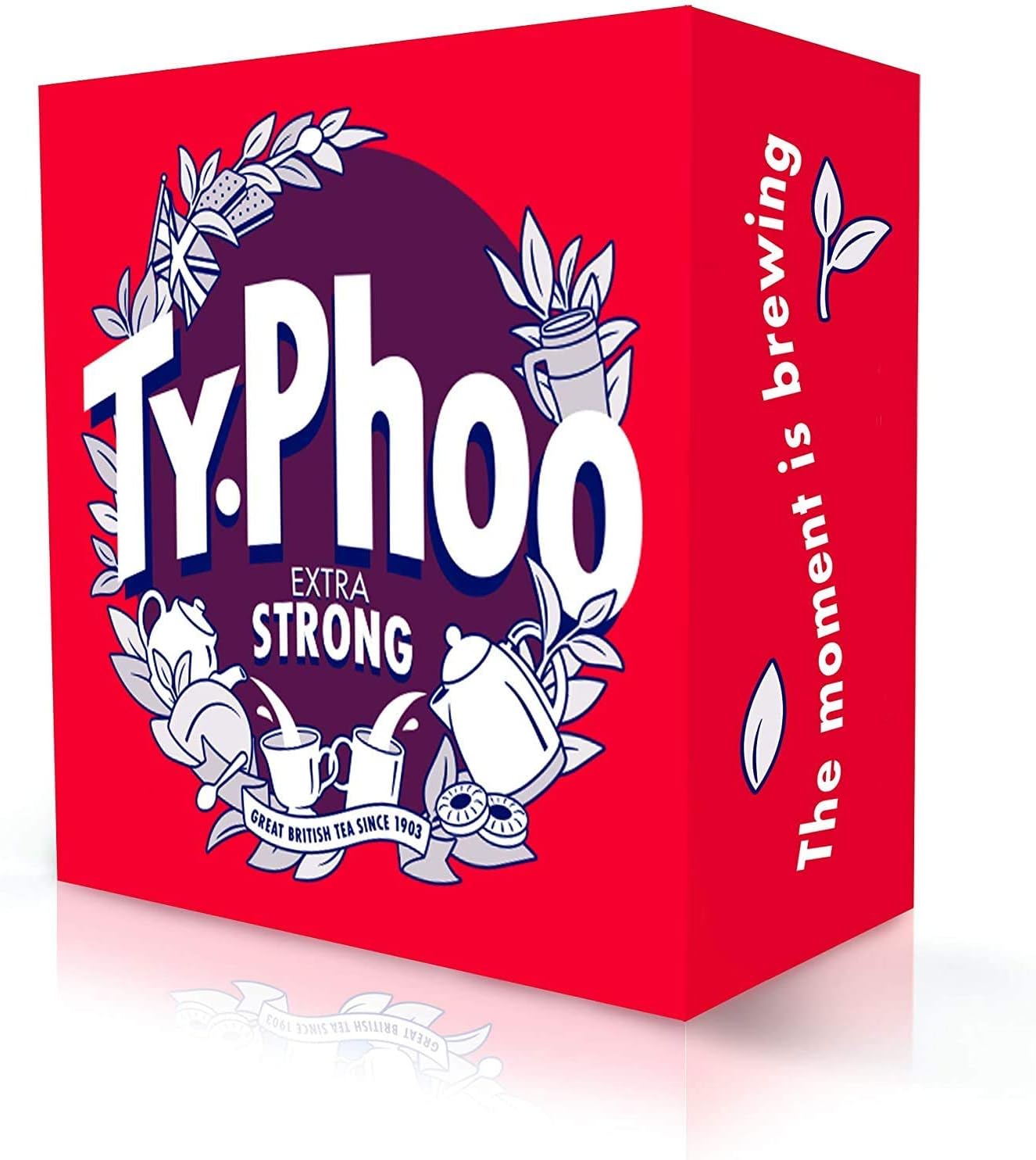 Typhoo Tea (Bold Extra Strong 80ct Foil fresh, Pack 1)