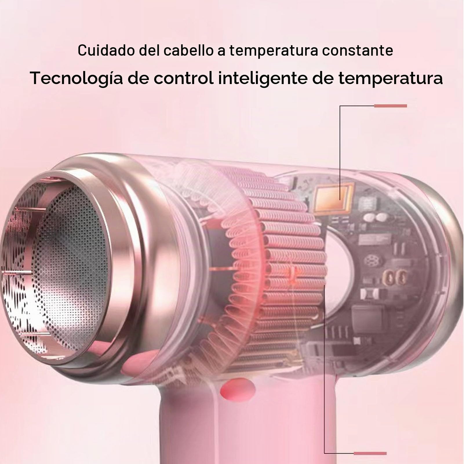 Secador de pelo inalámbrico, secador de pelo de viaje de 200 W, secador de pelo, batería de 15000 mAh recargable por USB, cuidado del cabello a temperatura constante para estudiantes dormitorio