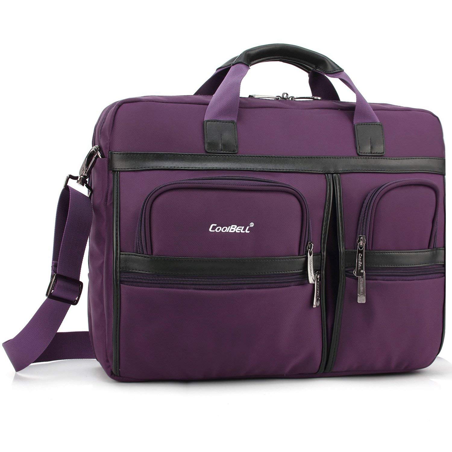 THE CLOWNFISH Unisex Coolbell Large Capacity Business Multifunction Computer Notebook Laptop Bag Shoulder Messenger Bag (15.6 Inch, Purple) (B085WTQ4MQ) Amazon Price History, Amazon Price Tracker