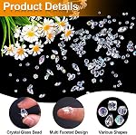 900Pcs Effacer AB Perles en cristal de couleur en vrac, perles Rondelle facettées pour la fabrication de bijoux, DIY Bracelet d'artisanat & Prise de soleil, perles pétillantes pour boucles d'oreilles collier