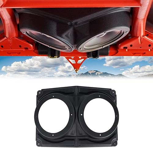 KEMIMOTO UTV 6.5 pulgadas caja de altavoces, sistema de altavoces universal de 6.5 pulgadas, carcasa de techo duro, accesorios compatibles con