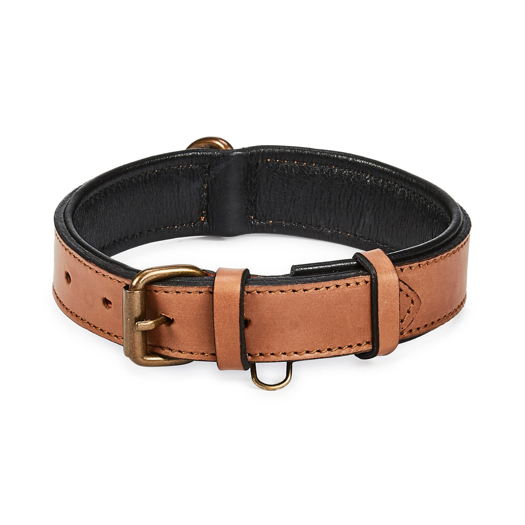 Wise Owl Accessories Leather Dog Collar