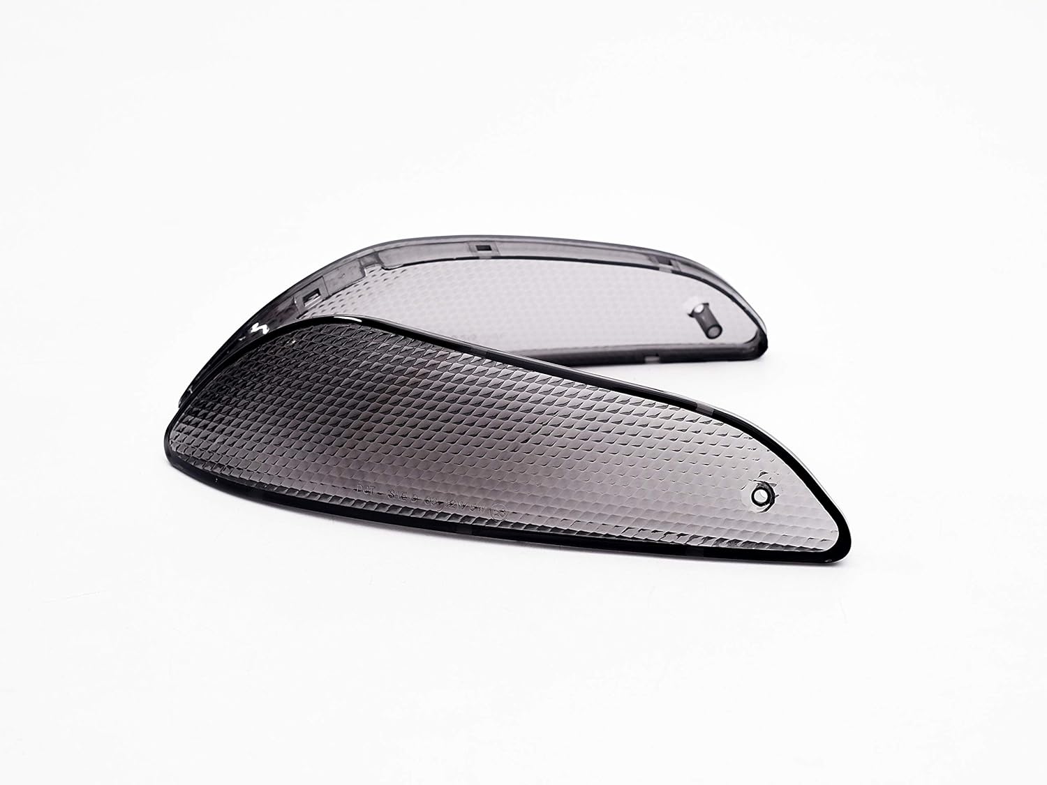 TOPZONE Compatibel for B-M-W K1200LT; Year:1997-2008 ; Front Turn Signal Idicator Blinker Light Lamp Lens (Smoke)