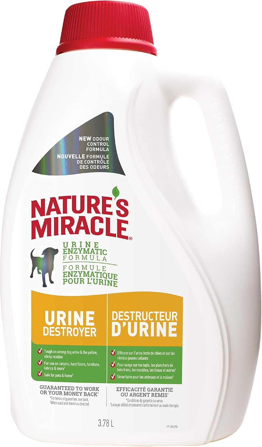 Nature's Miracle Urine Destroyer Just for Dogs, Pet Urine Enzyme Cleaner with AccuShot