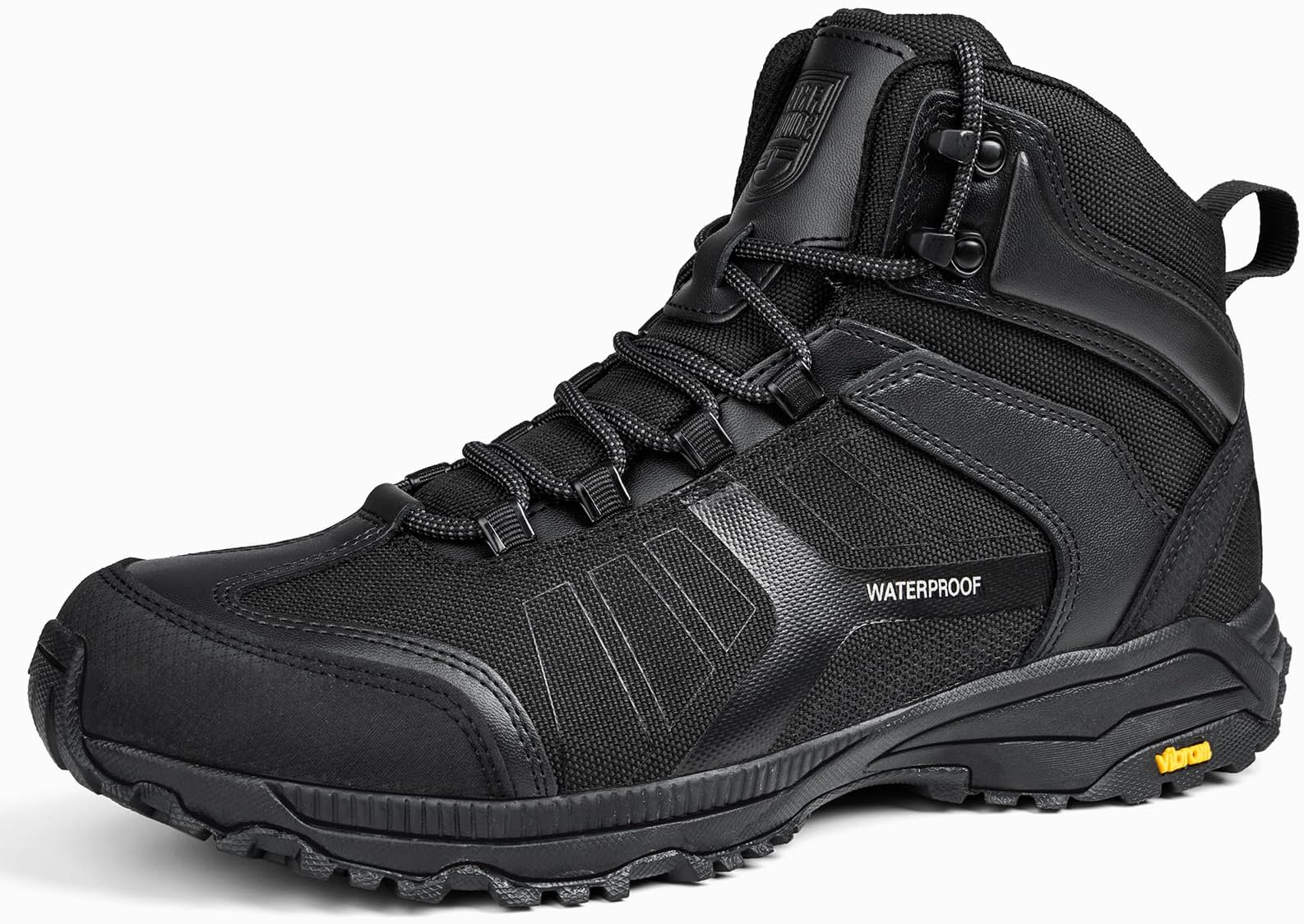 FREE SOLDIERWaterproof Hiking Boots for Men Black Boots Hiking Shoes for Men