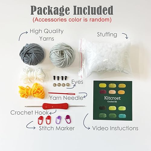Miniatura 2 de Weronique Penguin es un kit de ganchillo desafiante para principiantes, tutorial de ganchillo paso a paso ayuda al artesano a comenzar fácilmente,