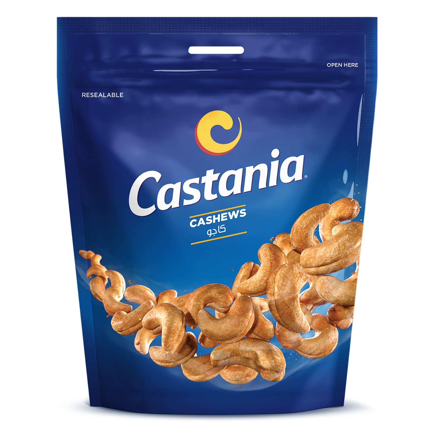 Castania Roasted Salty Cashew, Wholesome Snack with Natural Ingredients - 100g