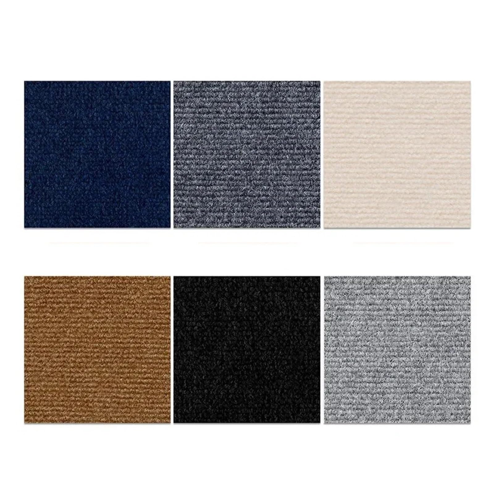 50 pièces Auto-adhésif Tapis carrelage Autocollant peler et Coller Bricolage Sol Cuisine Salle à Manger Chambre décor à la Maison(Coffee,50pcs)