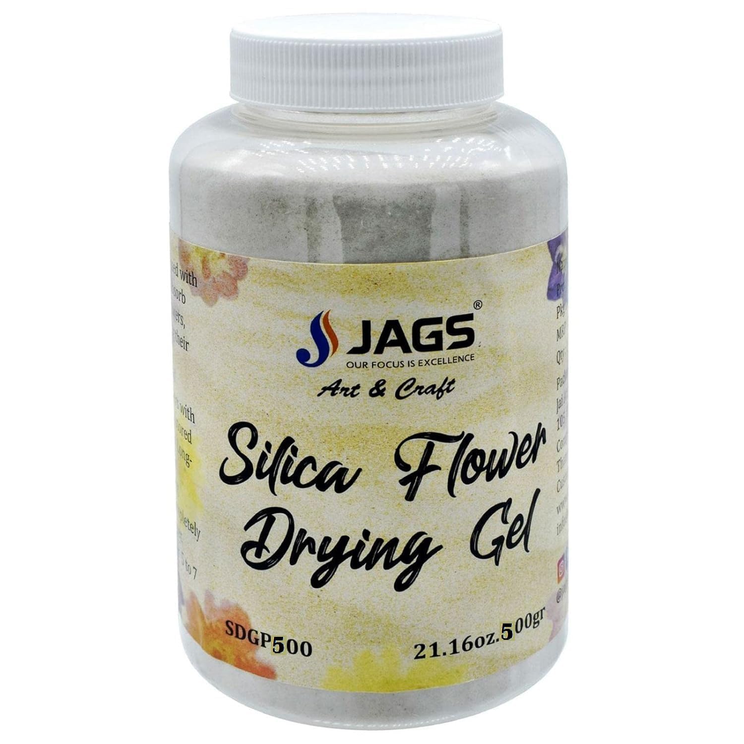Artnery Silica Flower Drying Gel |600 Grams|for Resin Jewelery Soap & Candle Making-picture-23