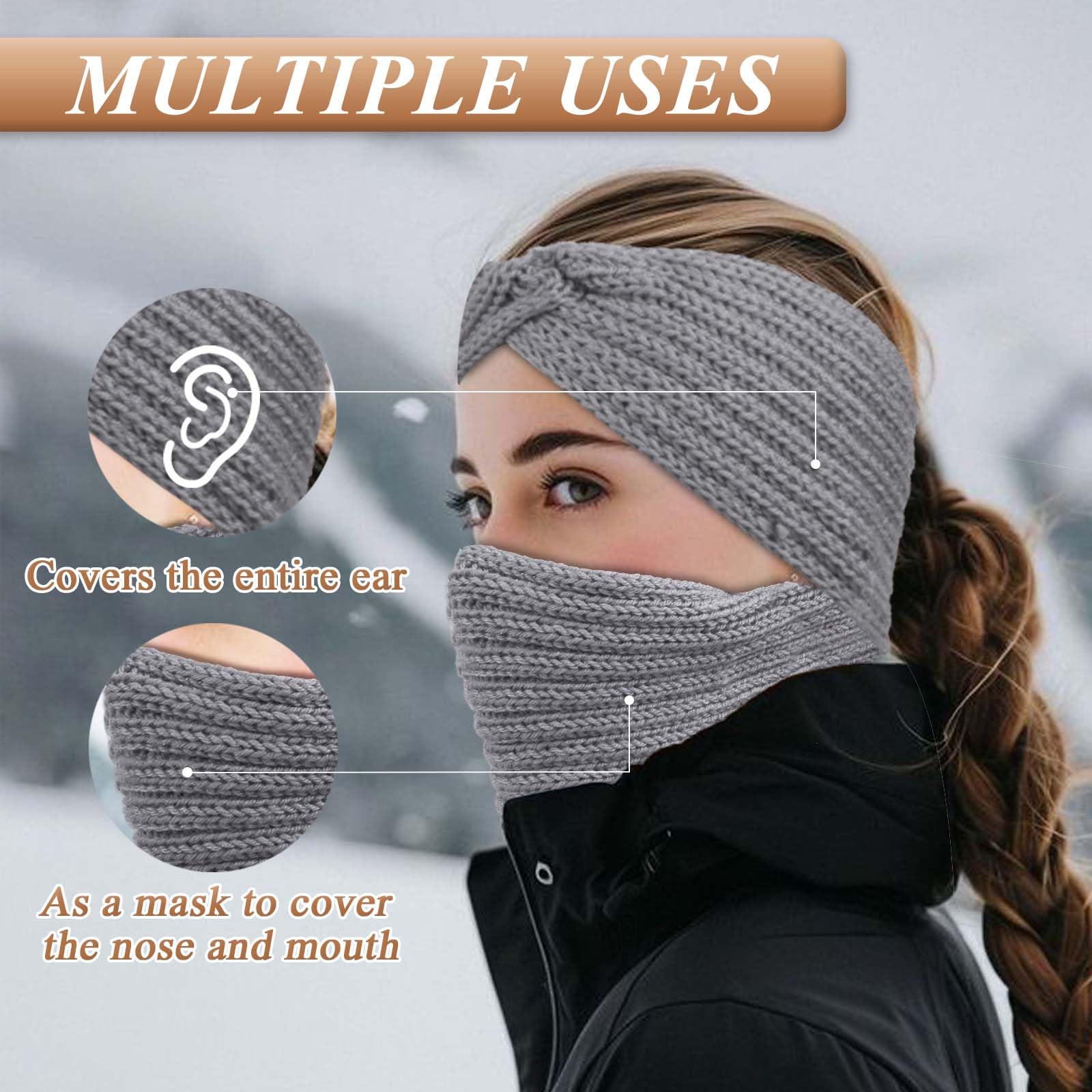 PROPOG Winter Headbands for Women's Hair - Image 2