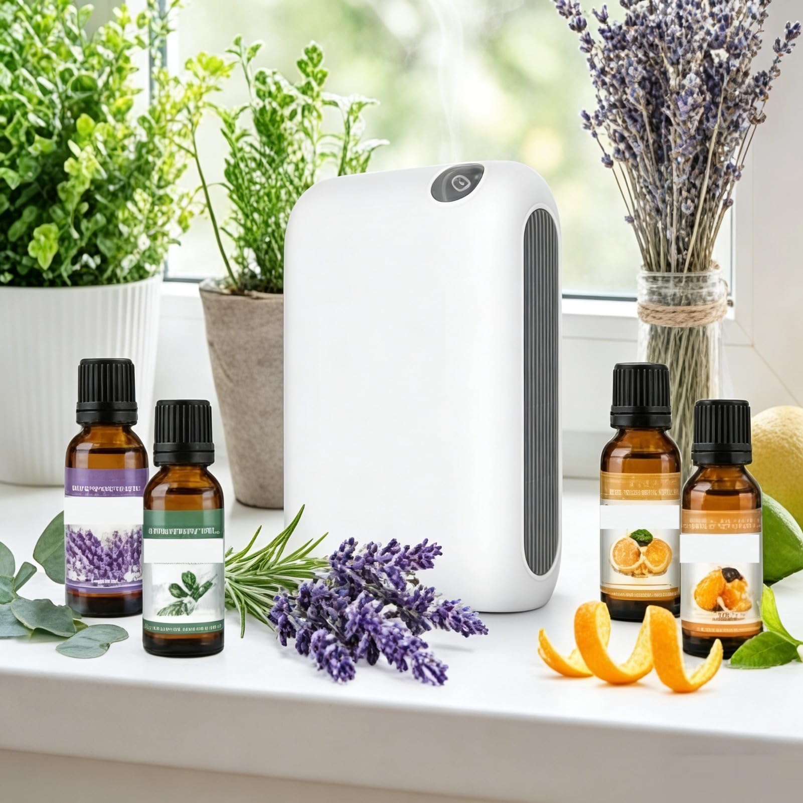 Difusor de aromas inteligente para el hogar: función de temporizador automático, control mediante aplicación, difusor de aromas relajantes, apto para uso doméstico, capacidad de 200 ml.