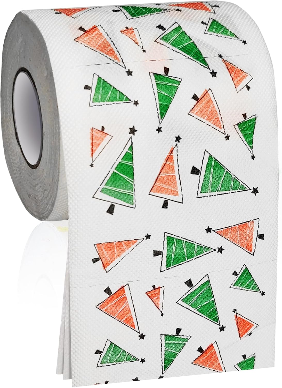 Funny Christmas Toilet Paper Roll, Novetly Tree Christmas Decorations Gifts