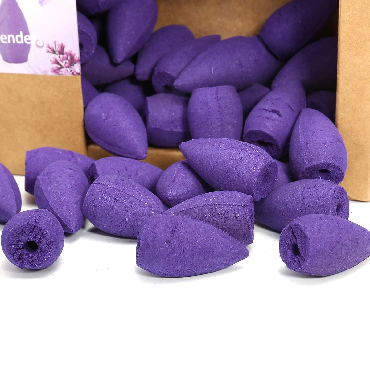 120Pcs 3 Box Backflow Weihrauchkegel Sandelholz Lavendel Rose Gemischte Natürliche Räucherstäbchen Küche Weihrauch Duftende Kegel Dekorationen