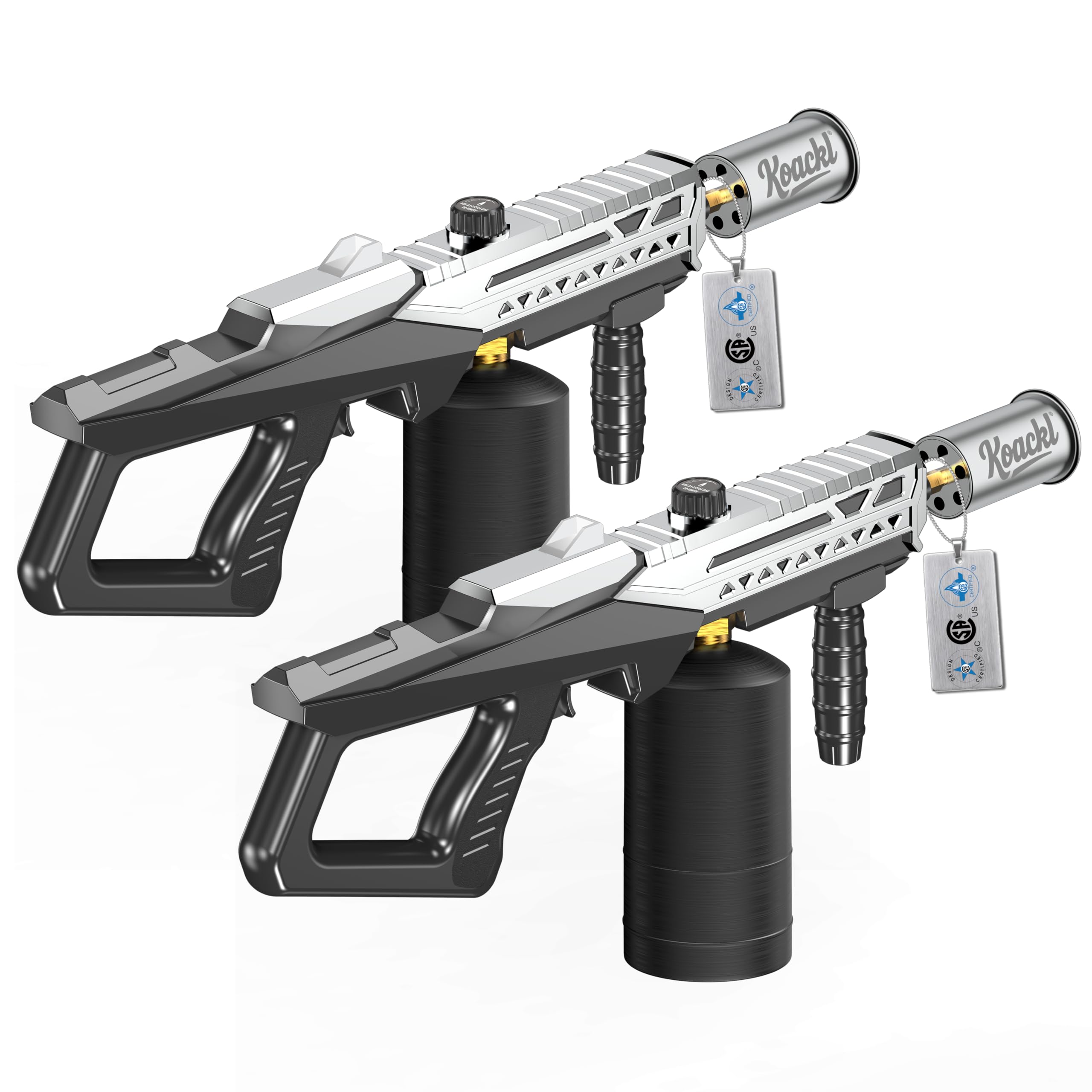 KOACKL 2PACK 24" Propane Torch Gun 2462°F Adjustable Flame for BBQ &amp;Camping