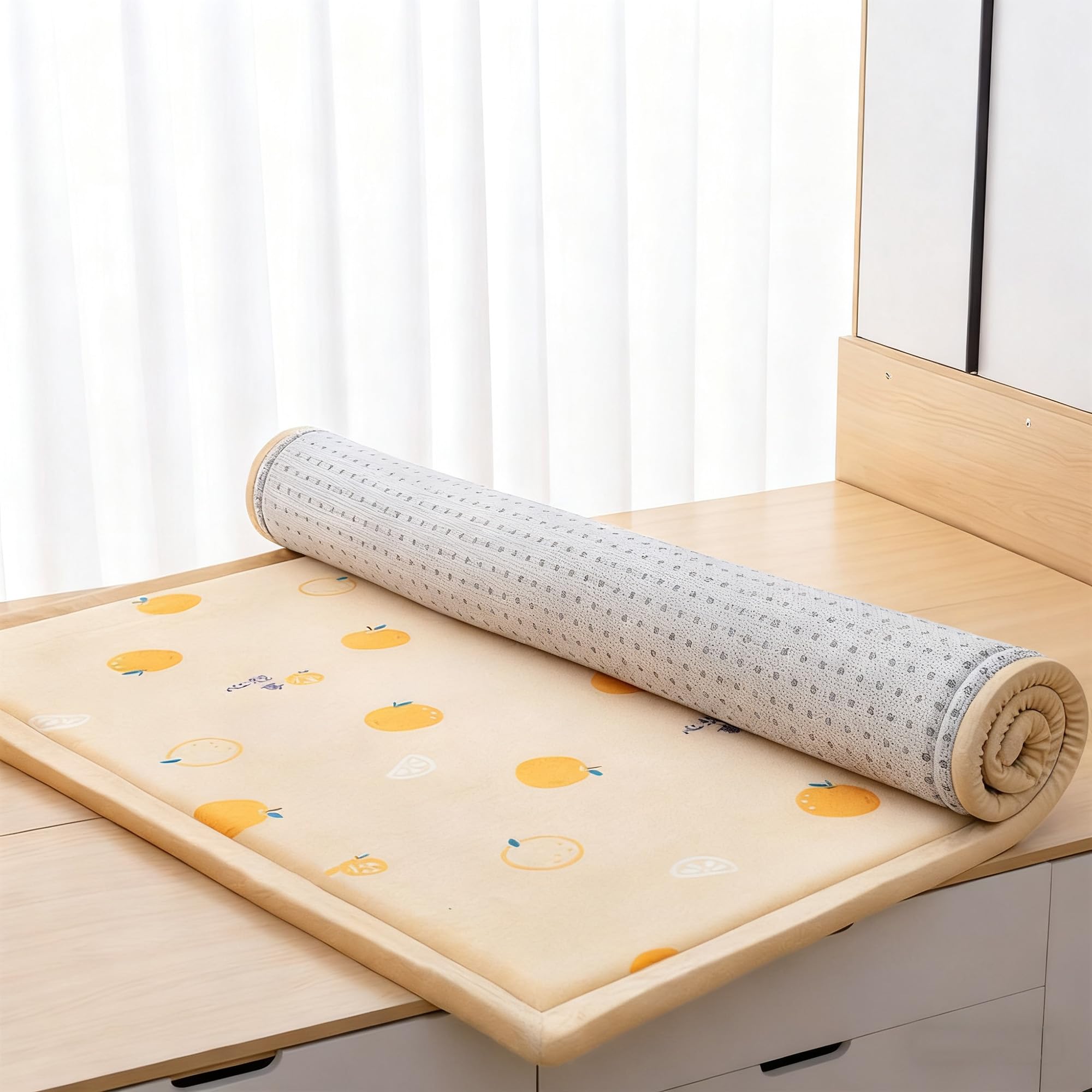 Tapis de sol ultra doux 200x240 avec fond antidérapant pour chambre