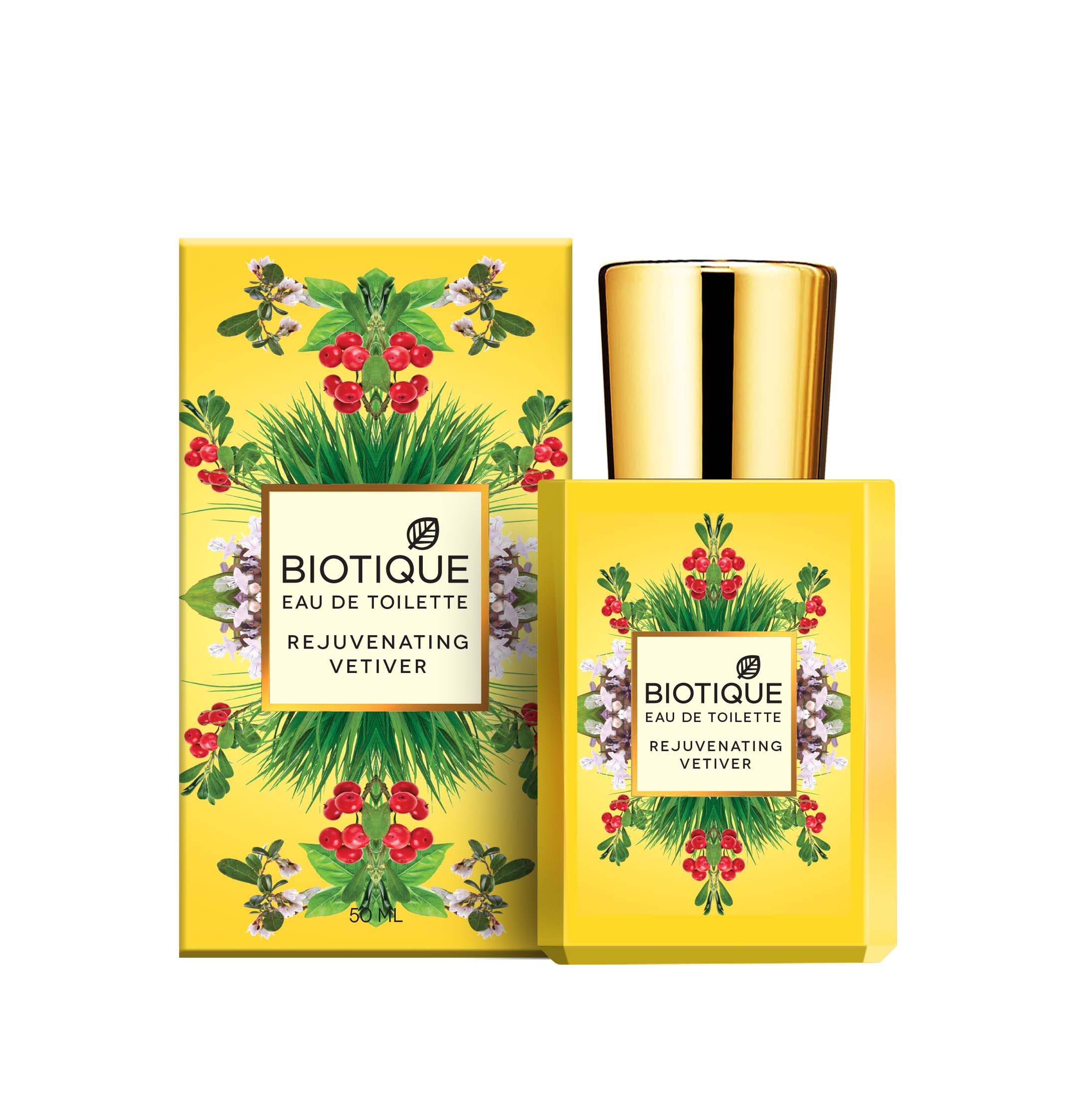 Biotique REJUVENATING VETIVER Luxury Perfume for Men|Timeless Scent with Vetiver, Bergamot & Amber|Ideal for All Occasions|Eau De Toilette 50ml-picture-43
