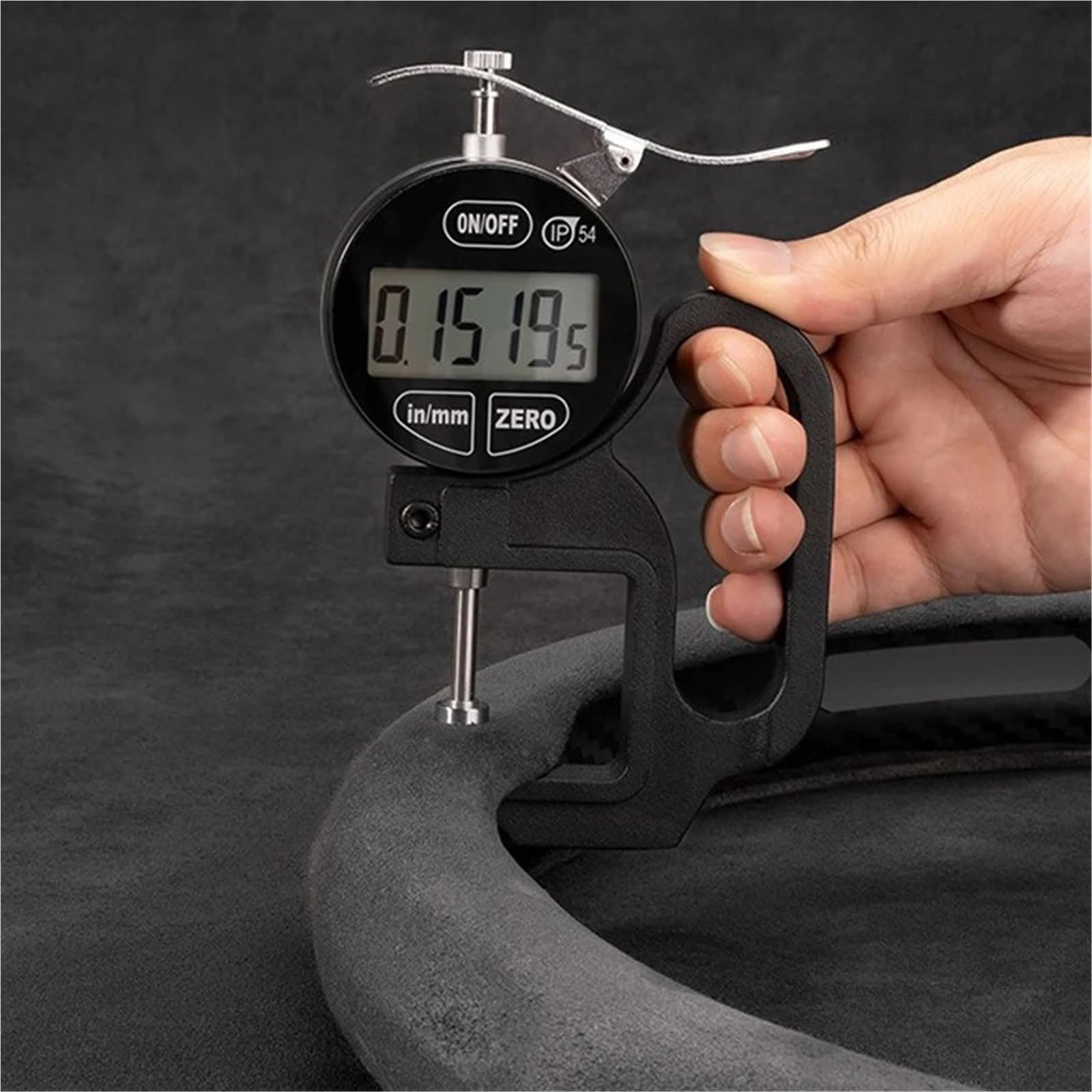 Protector para Volante Coche Transpirable Universal Antideslizante 15 Pulgadas/38cm Cubiertas Refuerzo Piezas Automóvil Protector De Volante Coche(Gray)