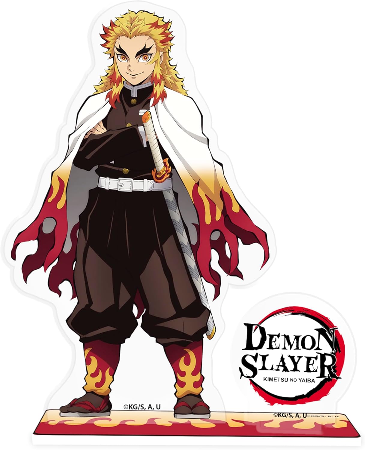 ABYSTYLE Demon Slayer Rengoku Kyojuro Acryl® Acrylic Stand Model Figure Anime Manga Desktop Accessories Merch Gift
