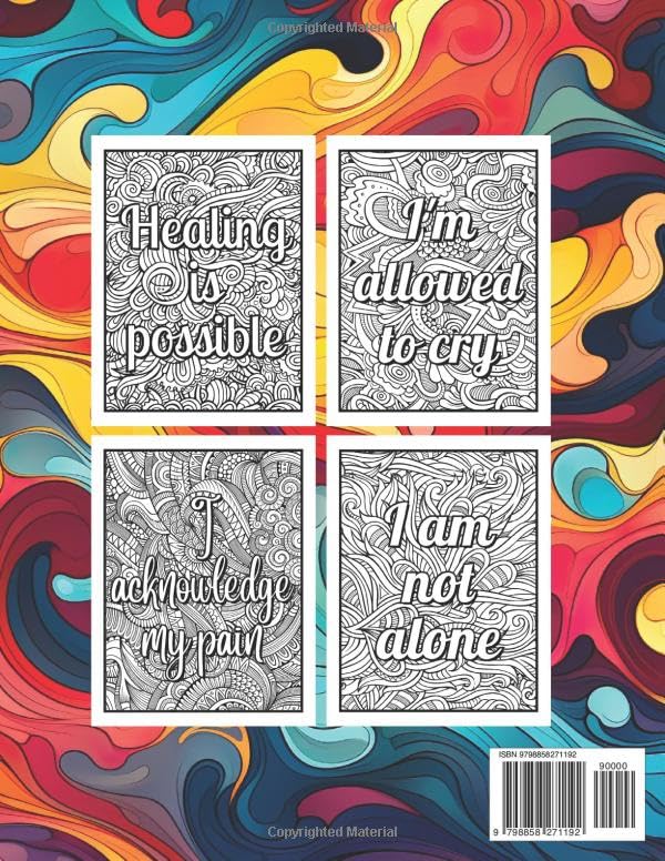 Vista 2 de My Healing Journey 29 Coloring Affirmations for a Grieving Heart