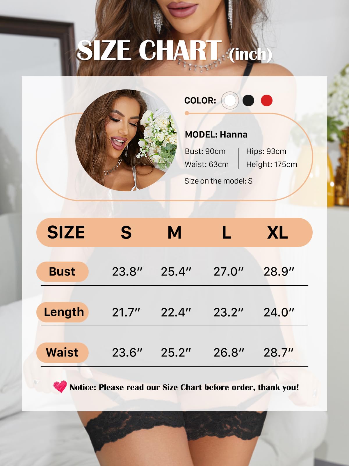 CRIPOM Black Lingerie for Women Lace Corset Lingerie Dress Women's Lingerie Set: Black Large