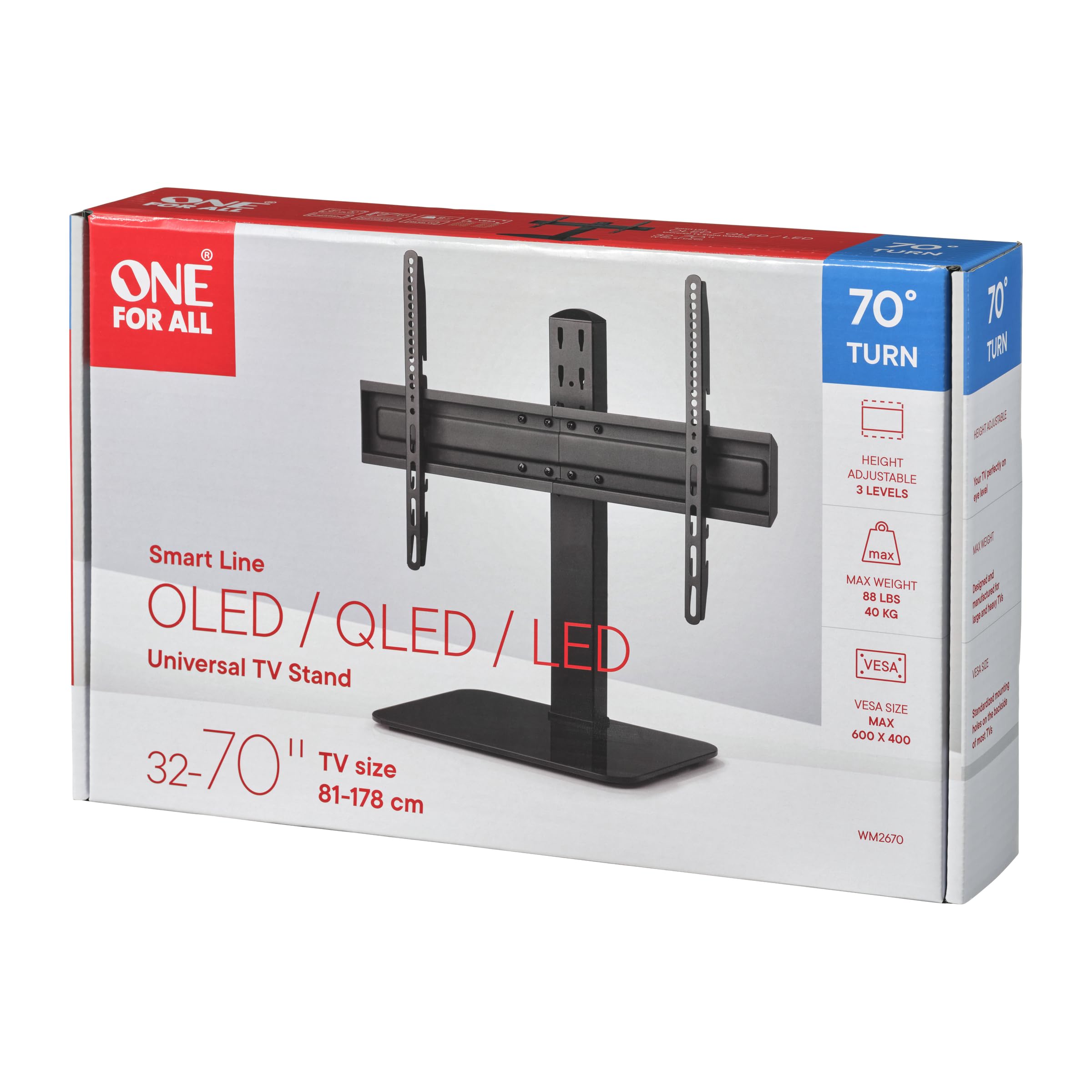 One for All intelligenter TV-Tischständer (WM2670)
