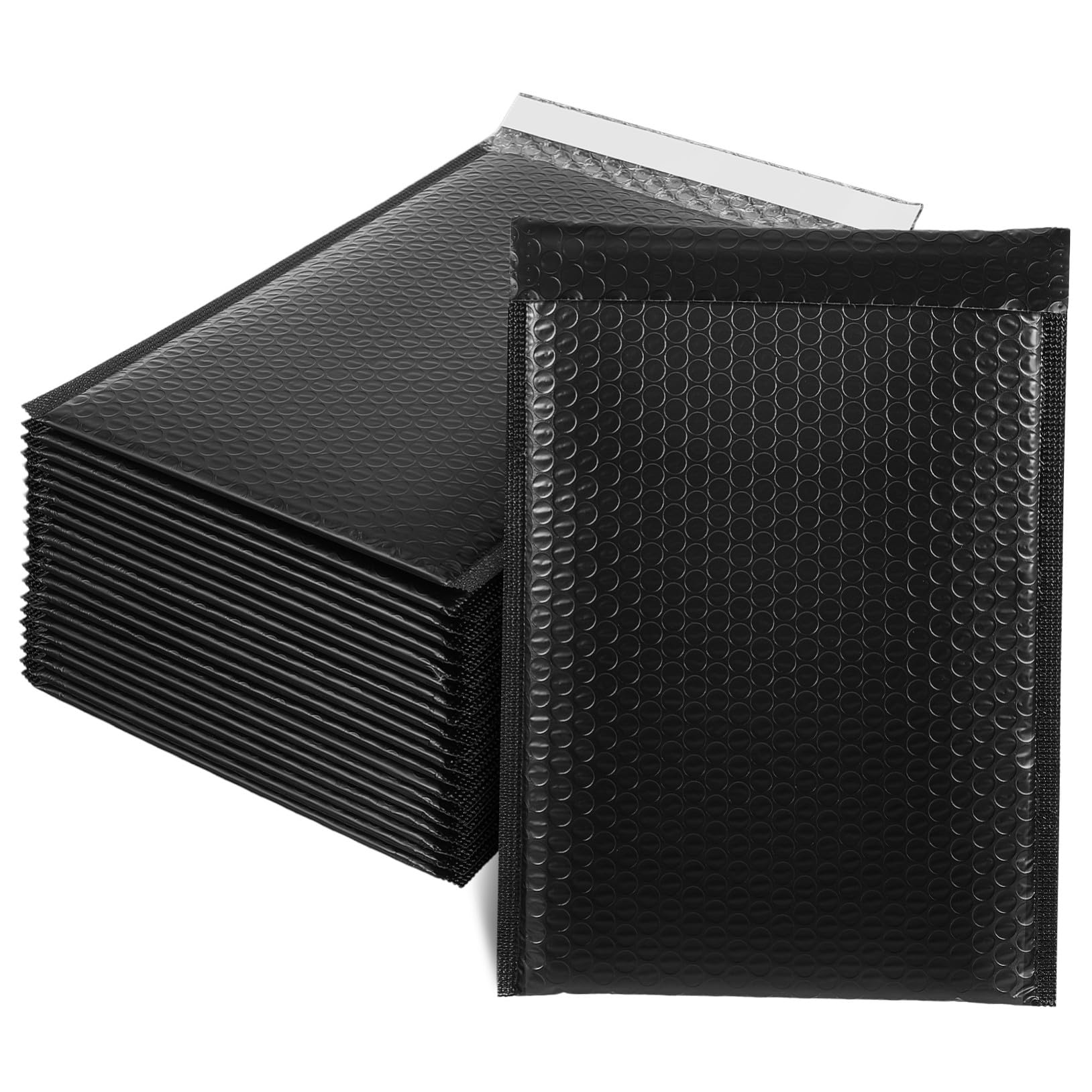 50 Pièces Lot de Enveloppes à Auto Adhésives Sacs Expédition Film PE Coextrudé Protection Choc pour Petits Commerces pour Vêtements et Objets