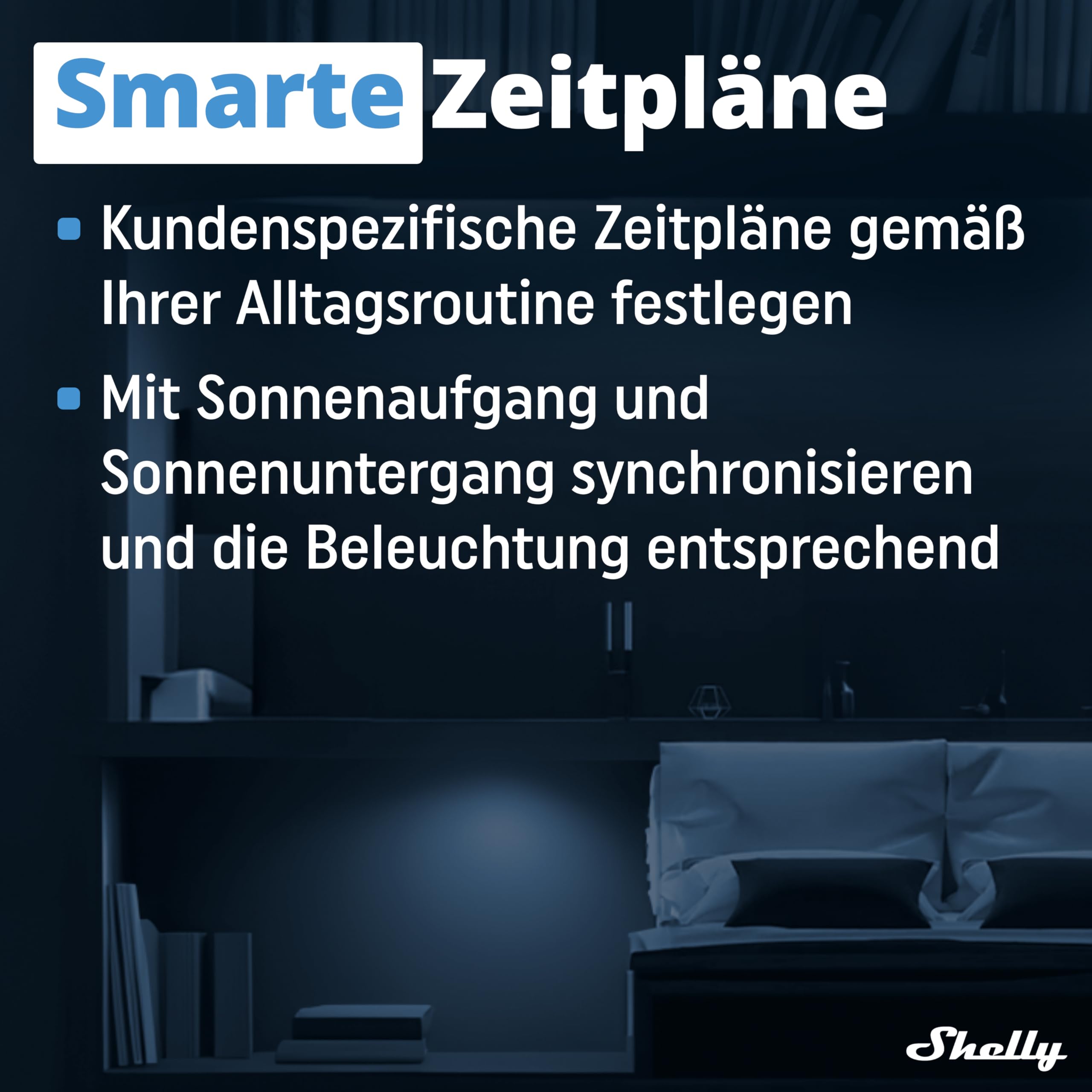 Shelly Dimmer 2, Intelligenter Wlan Dimmer, Kein Neutralleiter nötig, Hausautomatisierung, Kompatibel mit Alexa & Google Home, iOS Android App, Kein Hub erforderlich, Dimmbare Lichter (4 Stück)