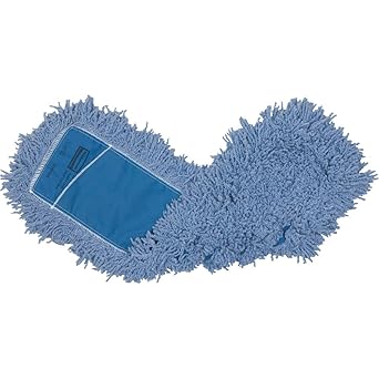 Rubbermaid FGJ25700BL00 18 Inch Twisted Loop Blend Dust Mop, Blue, 18 Inch x 1.968 Inch x 1.968 Inch