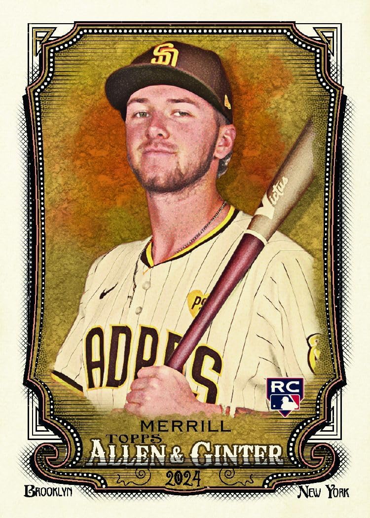2024 Topps Allen & Ginter Baseball Trading Card Blaster Box (Look for Autos of Paul Skenes, Yamamoto, Jackson Merrill, Usain Bolt, Chuck Norris, Travis Scott)