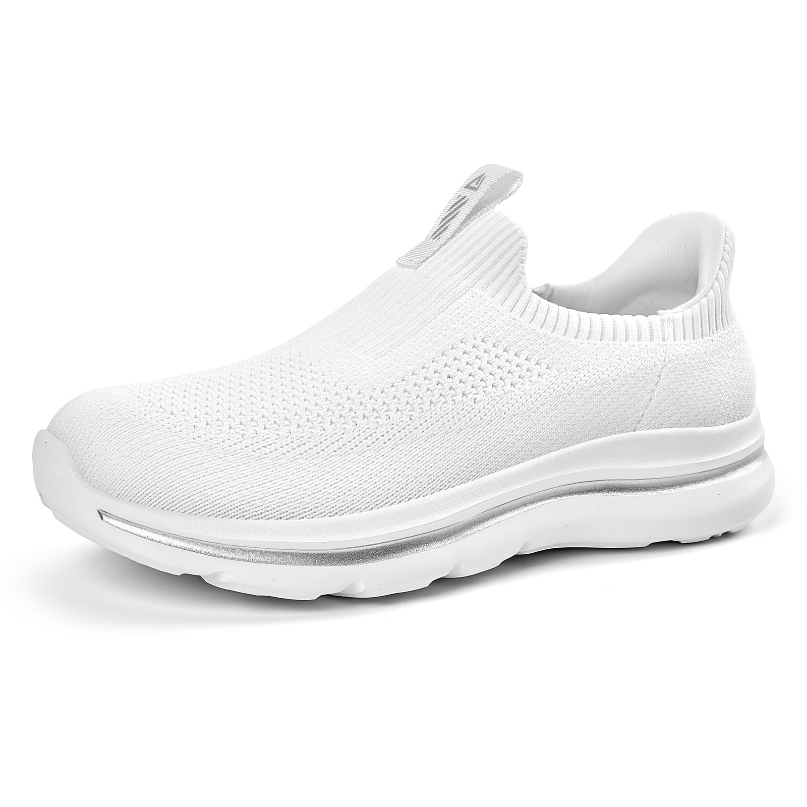 ODCKOI Damen Slip On Walking Schuhe, Atmungsaktive Freizeitschuhe zum Reinschlüpfen, Leichte Bequeme Sneaker,Spaziergang und Reisen