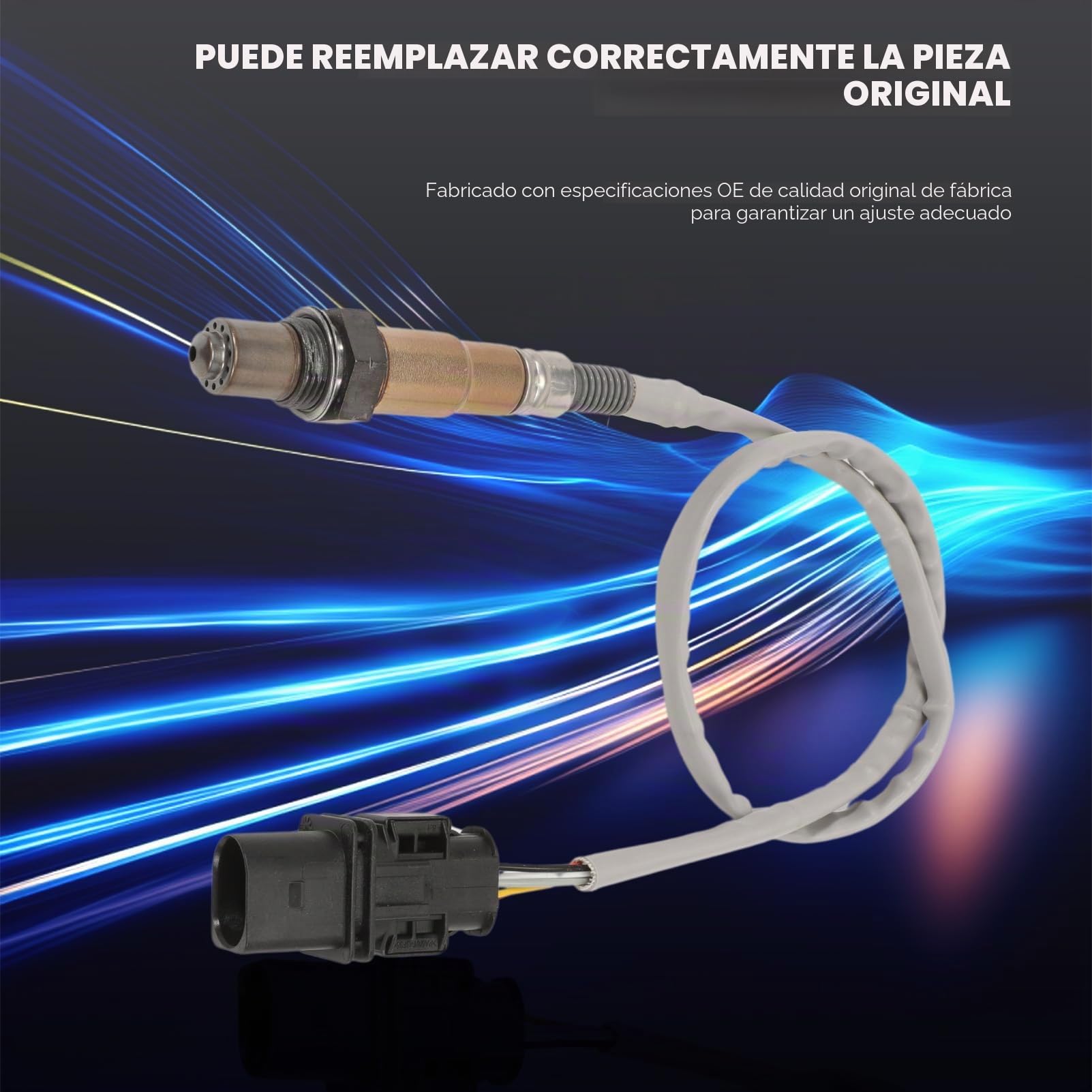 Sonda lambda sensor de regulación O2 Senso para A3 8V A4 B8 8K A5 8T A6 4G C7 CC Beetle Golf VI VII Tiguan 5N Jetta IV XL1 Scirocco III Sharan, 0281004191 LS44191 Sonda Oxígeno