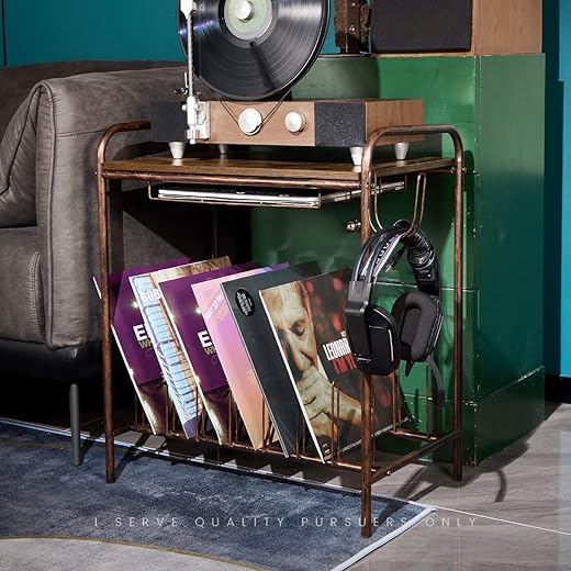 Turntable Stand with Storage