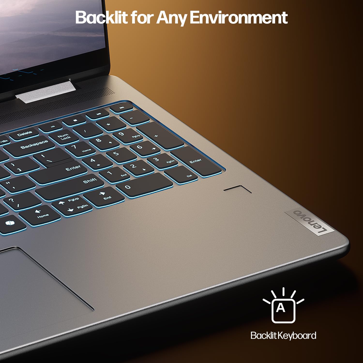 Lenovo Yoga 7 7i 2-in-1 Laptop 16" FHD+ Touchscreen, AMD Ryzen 7 8840HS, 16GB RAM, 512GB SSD, Stylus Pen Incluso, AI PC, Tastiera retroilluminata, Lettore di impronte digitali, Webcam IR FHD, Wi-Fi 6E