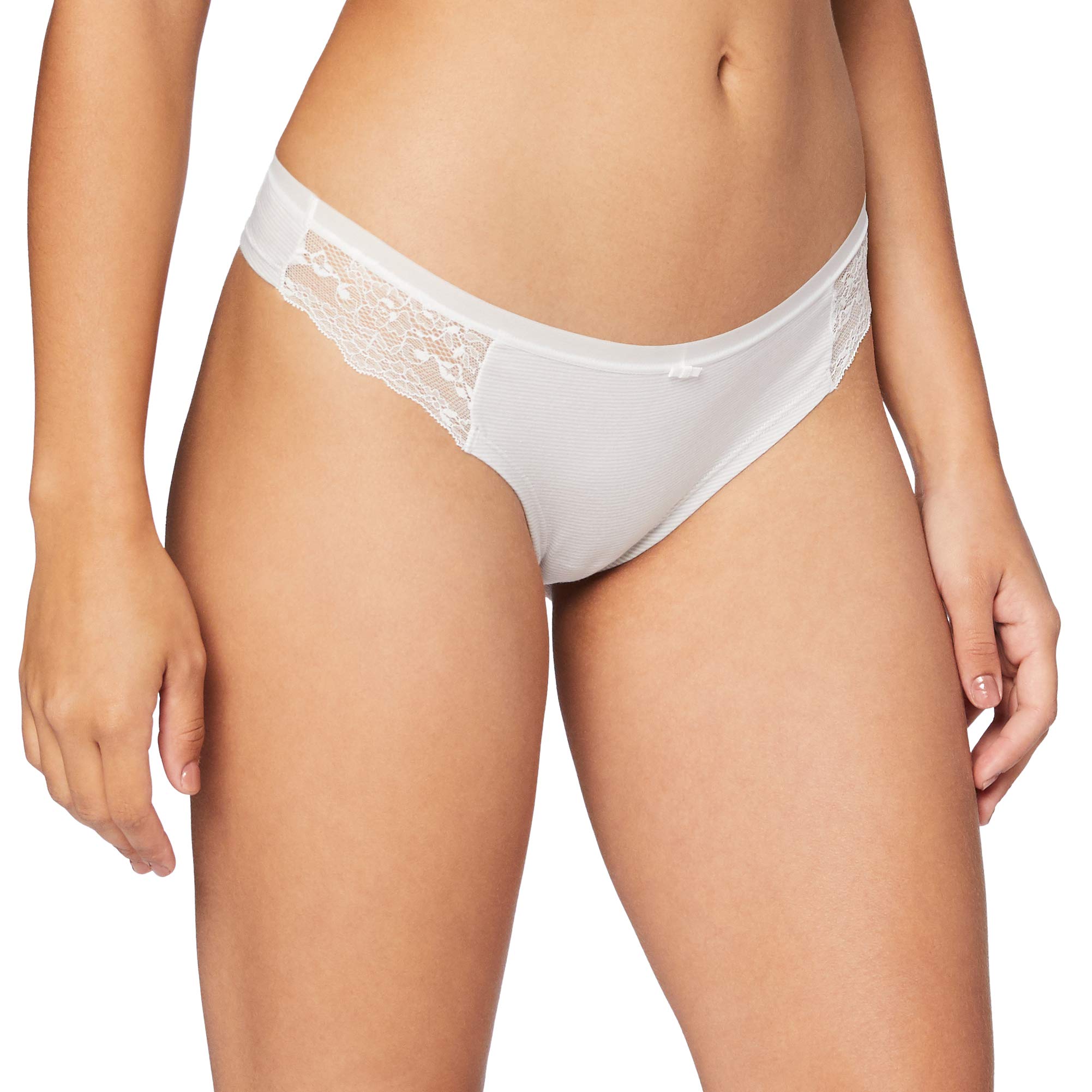 Women's Secret Women's Cotton Time 1 Gallon Grey Stripes Brazilian Knicker