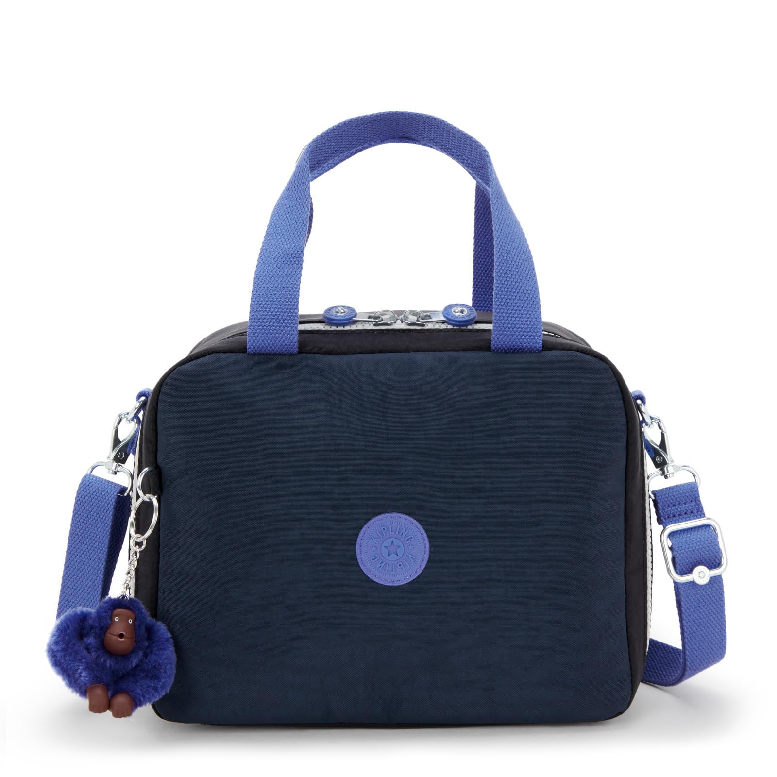 Kipling Women's Mixed Colours Insulated Medium Lunch Bag With Trolley Sleeve 56% Recycled Polyamide, 44% Polyamide
