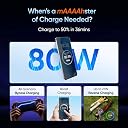 realme P4 Power 5G Smartphone, 8GB RAM, 128GB Storage, TransBlue, 10001mAh Battery gallery image
