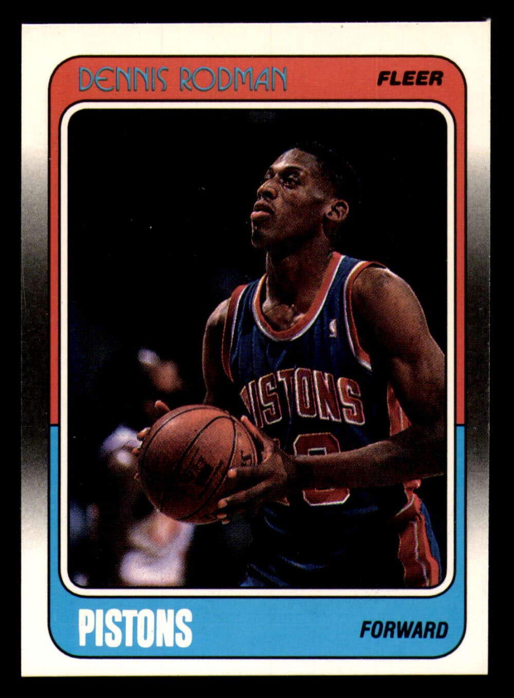 Amazon.com: 1988-89 Fleer #43 Dennis Rodman NM-Mint RC Rookie 