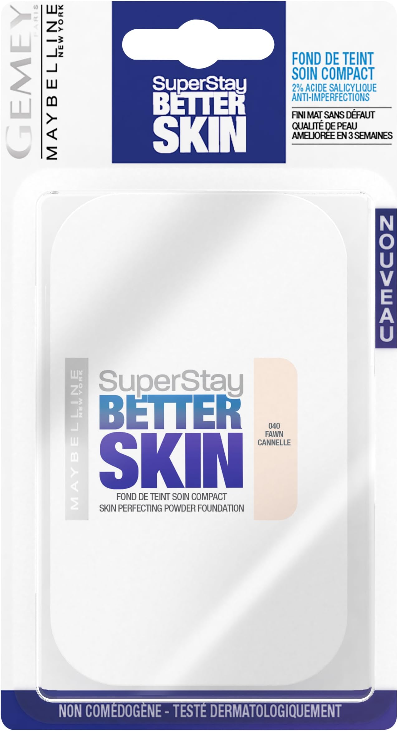 Maybelline Superstay Better Skin Compact 9g - 40 Fawn