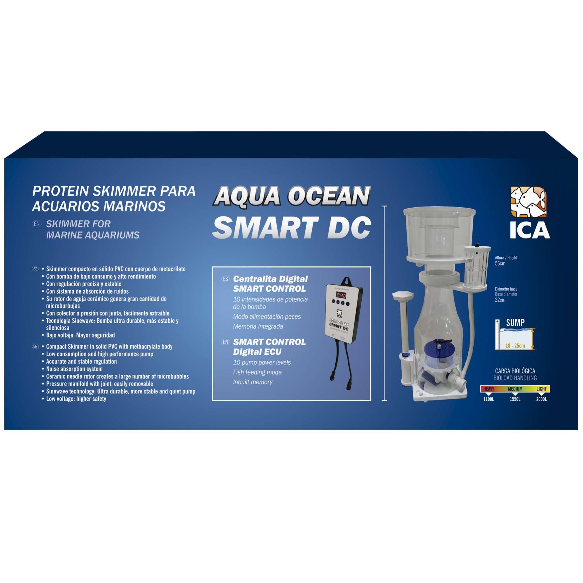 ICA Skimmer Aquaocean Smart DC 600L