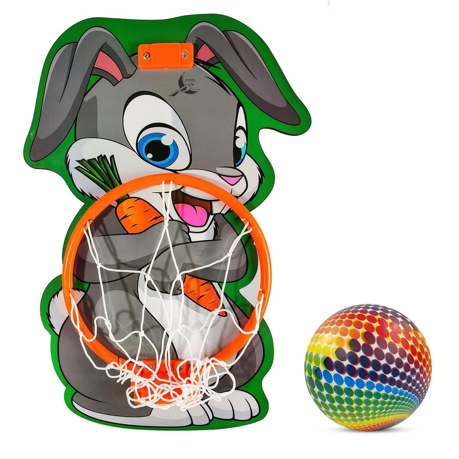 H.K.Sports Rabbit Printed Basket with a Hanging Board for Basket-Ball Outdoor Game (B0CMMKNBK3) Amazon Price History, Amazon Price Tracker