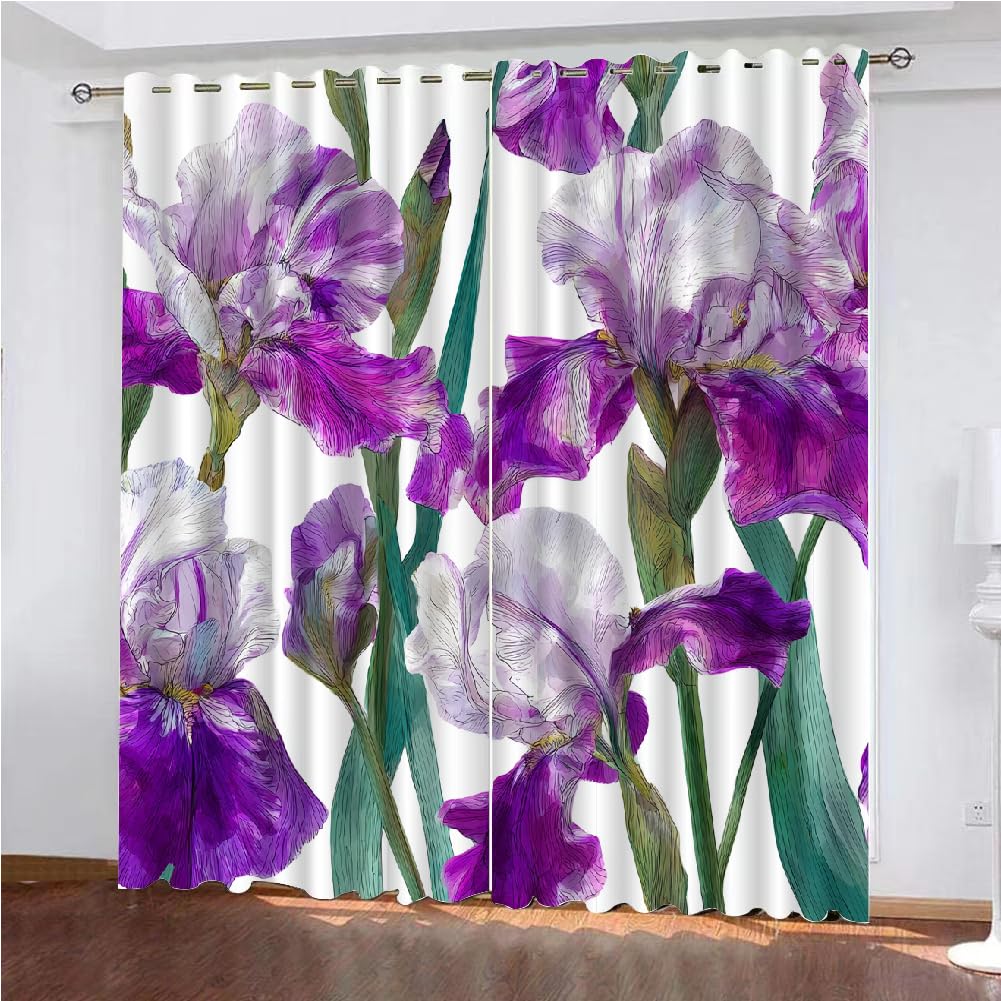 Rideau isolant thermique 140x160cm occultant double épaisseur Iris