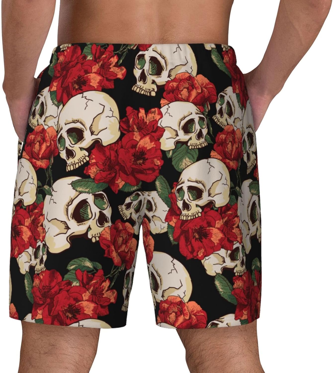 Mens Swimsuit Trunks with Compression Liner Quick Dry Board Beach Shorts Swimwear Bathing Suits