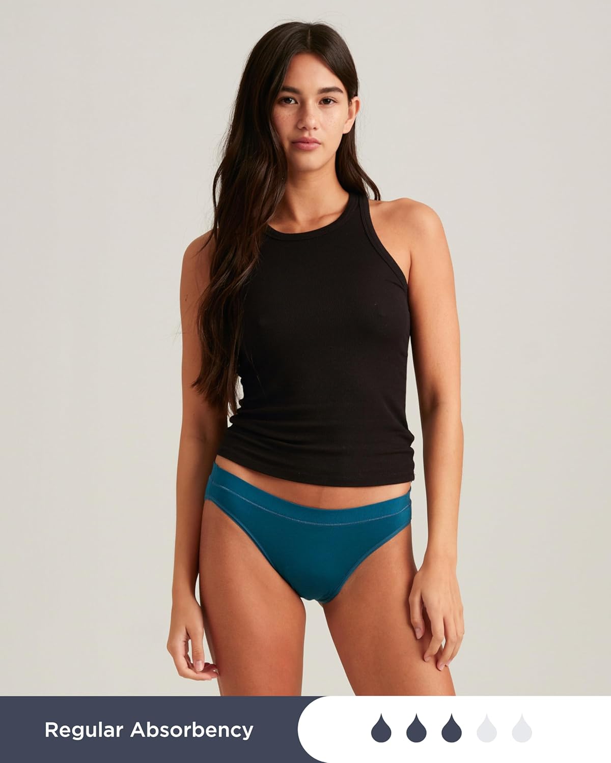 saalt Comfort Modal Bikini Period Underwear - Regular & Super Absorbency - Keeps You Dry from All Leaks - Image 3