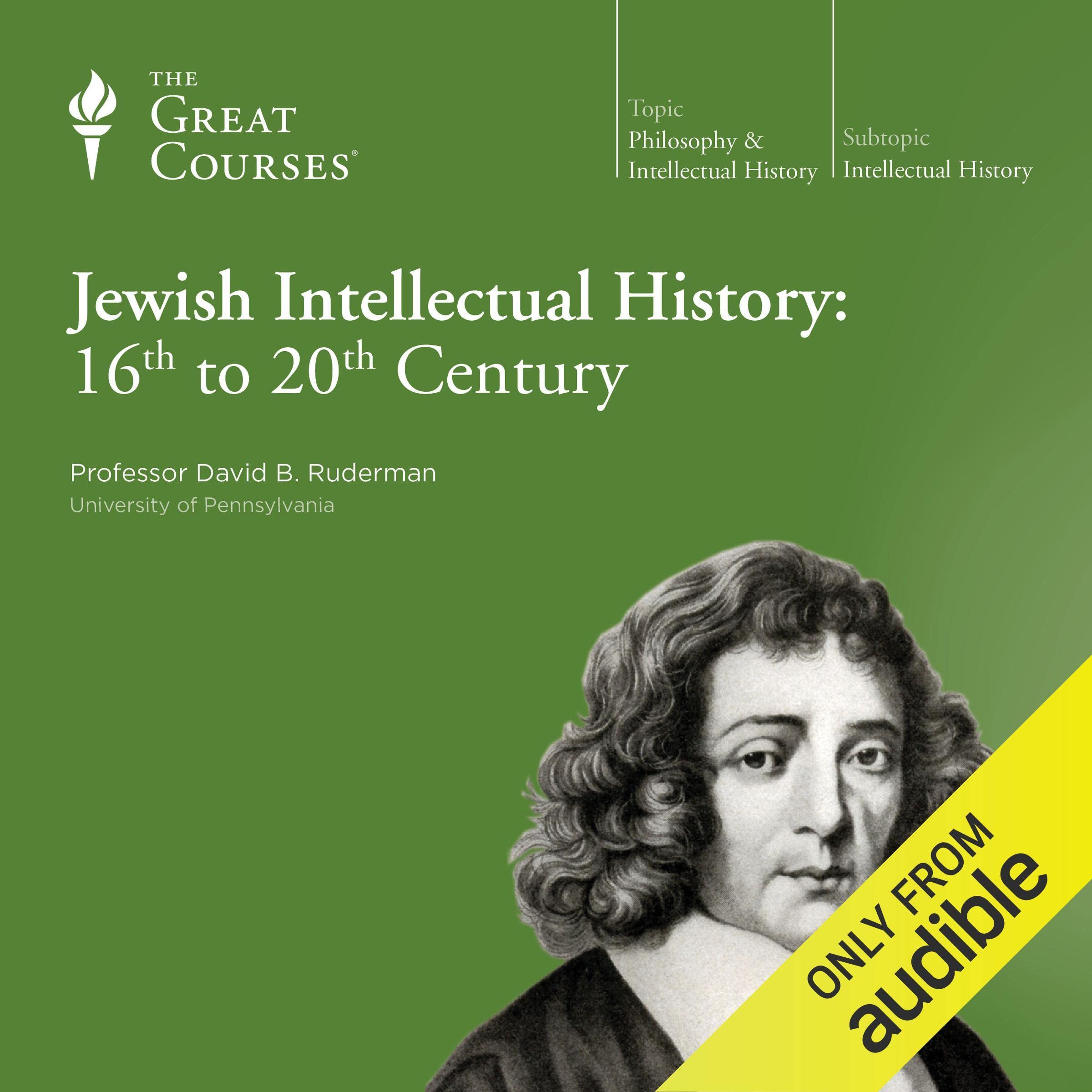 Jewish Intellectual History: 16th to 20th Century