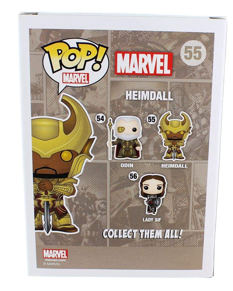 Thor The Dark World Film Heimdall con Il Casco Pop! Vinyl Bobble Head Thor The Dark World Movie Heimdall with Helmet Pop! Vinyl Bobble Head