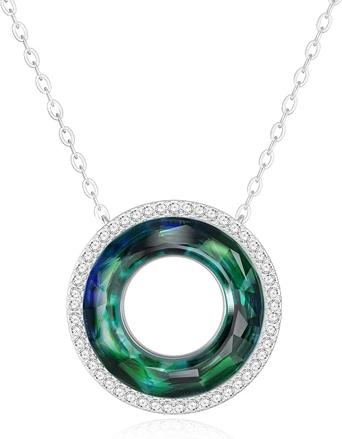Louisa Secret Necklace for Women Jewellery 925 Sterling Silver,Happy Ferris Wheel Pendant Necklaces Anniversary Birthday Mothers Day Valentine's Day Christmas Gifts Jewelry for Mum Wife Girlfriend Her