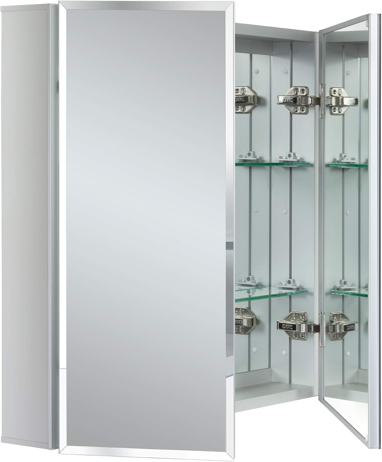 Miseno MMC2630MC 30" x 26" Frameless 2 Door Medicine Cabinet - Brushed Nickel