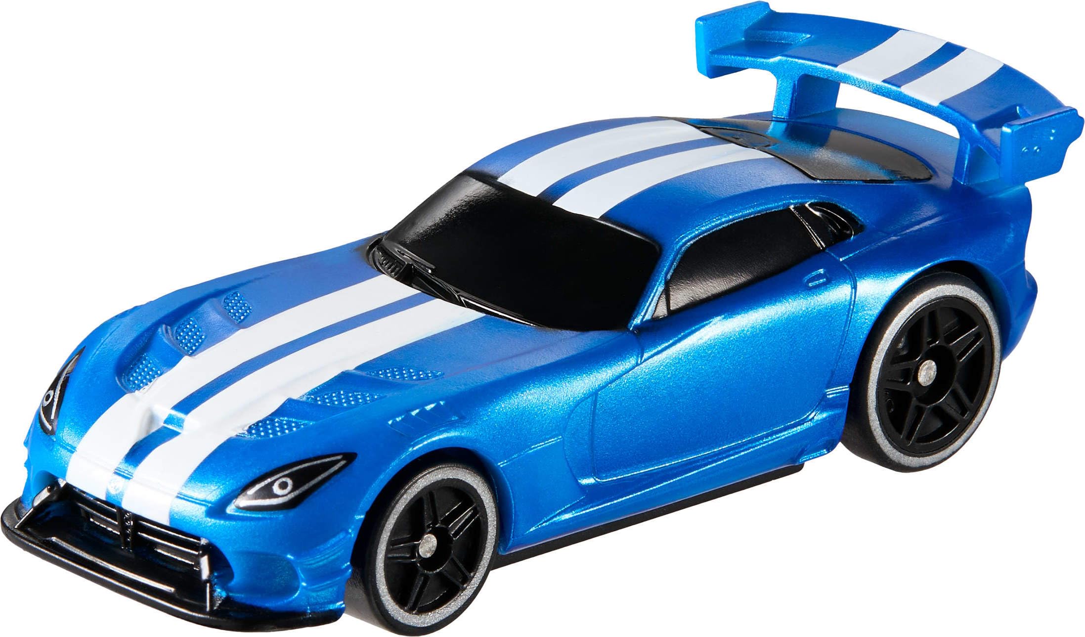 Hot Wheels Zdalnie sterowany samochodzik, skala 1:64 RC Dodge Viper ACR, Race On & Off Track, przycisk wspomagający do akrobacji, kultowy odlew dla fanów motoryzacji