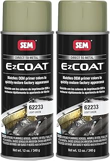 SEM Ez Coat Direct to Metal Coating | Car Paint for Bare Metal Surfaces, Paintable on Most Basecoats, Primers and E-Coats, Approximate Coverage Area of 13 Square Feet | 2-Pack |